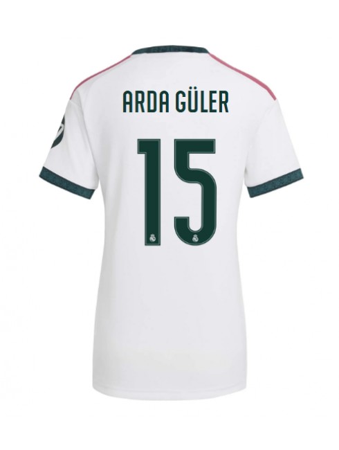 Real Madrid Arda Guler #15 Heimtrikot für Frauen 2026-27 Kurzarm Real Madrid Arda Guler #15 Heimtrikot für Frauen 2026-27 Kurzarm